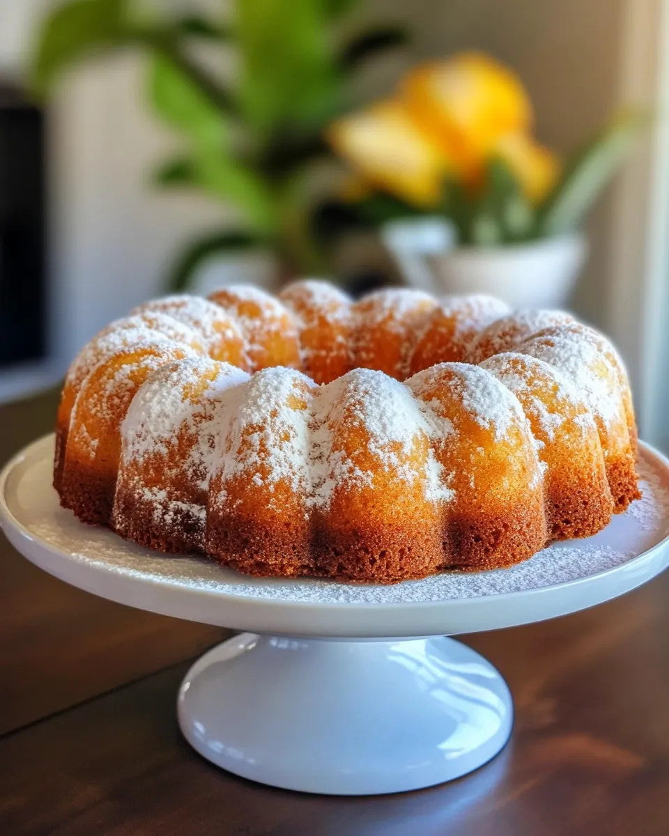 Homemade Apple Cider Donut Cake with Cinnamon Sugar photo