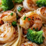 Homemade Bang Bang Shrimp Pasta with Roasted Broccoli recipe photo