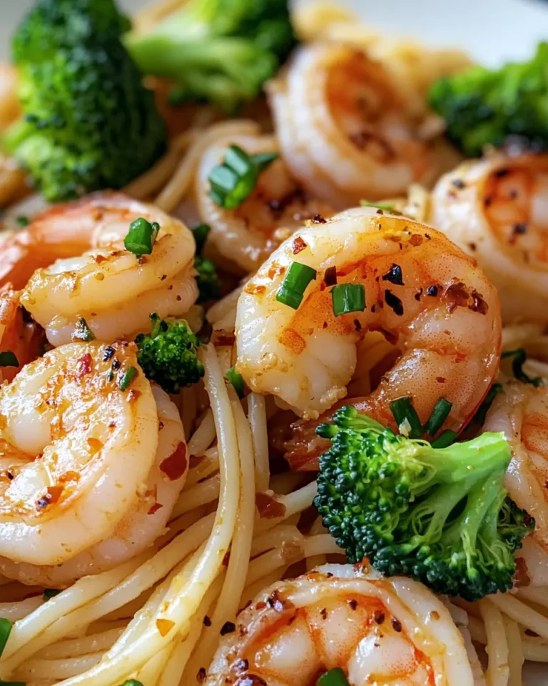 Homemade Bang Bang Shrimp Pasta with Roasted Broccoli recipe photo