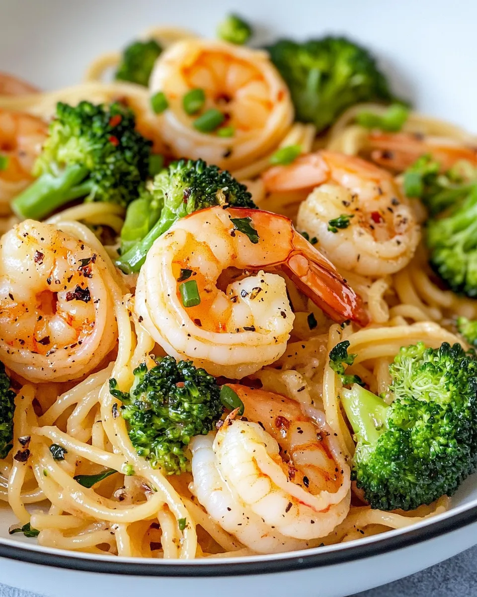 Delicious Bang Bang Shrimp Pasta with Roasted Broccoli picture