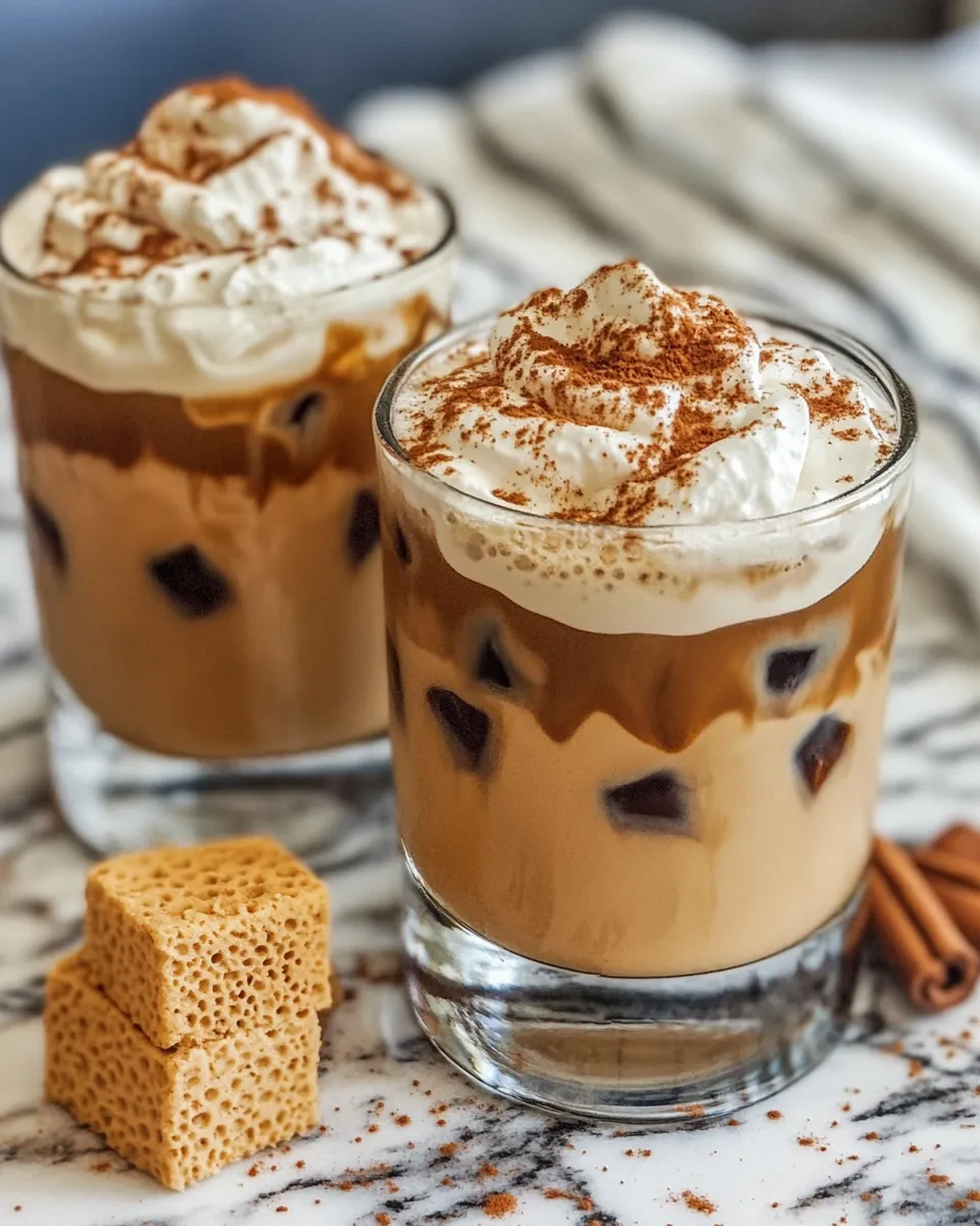 Easy Biscoff Iced Coffee with Creamy Foam recipe image