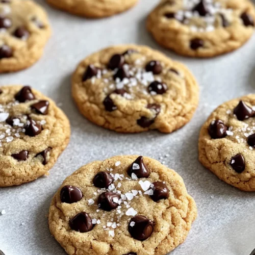 Homemade Brown Butter Chocolate Chip Sea Salt Cookies photo