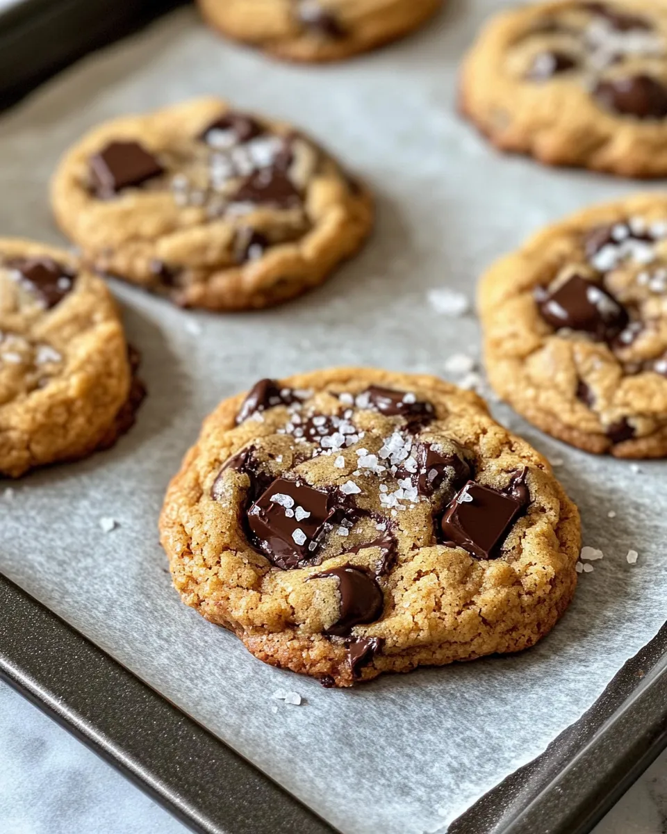 Classic Brown Butter Chocolate Chip Sea Salt Cookies image