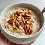 Delicious Chai-Spiced Overnight Oats with Maple Pecans photo