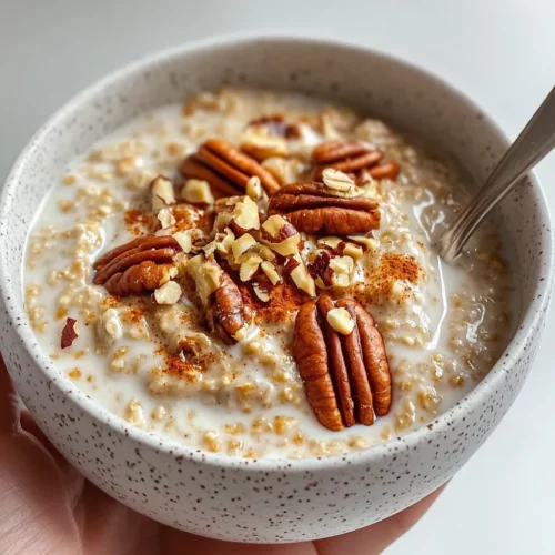 Delicious Chai-Spiced Overnight Oats with Maple Pecans photo