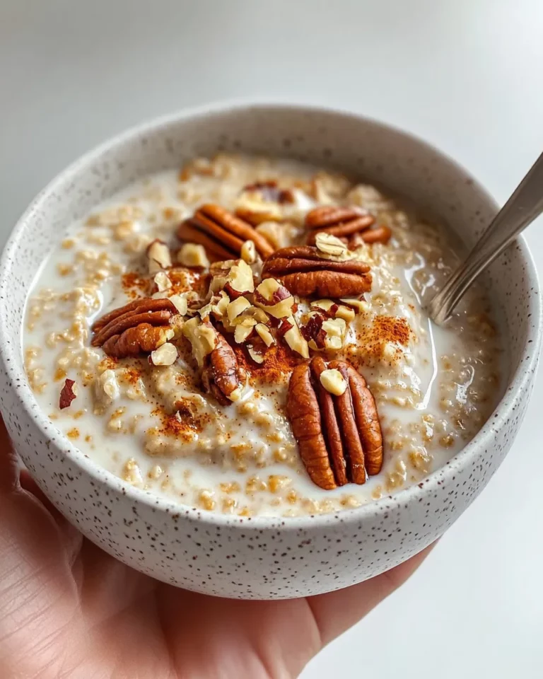 Delicious Chai-Spiced Overnight Oats with Maple Pecans photo
