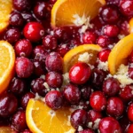 Homemade Cranberry-Orange Relish with Fresh Ginger Zest photo
