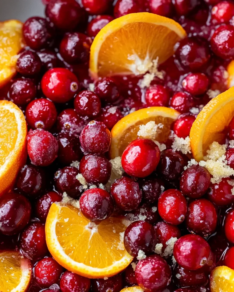 Homemade Cranberry-Orange Relish with Fresh Ginger Zest photo