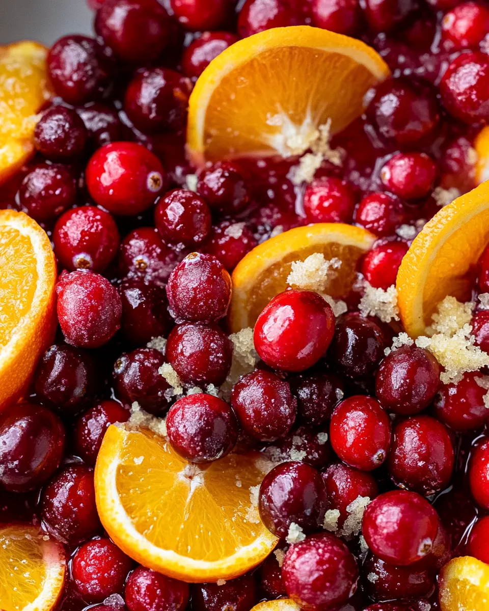 Homemade Cranberry-Orange Relish with Fresh Ginger Zest photo