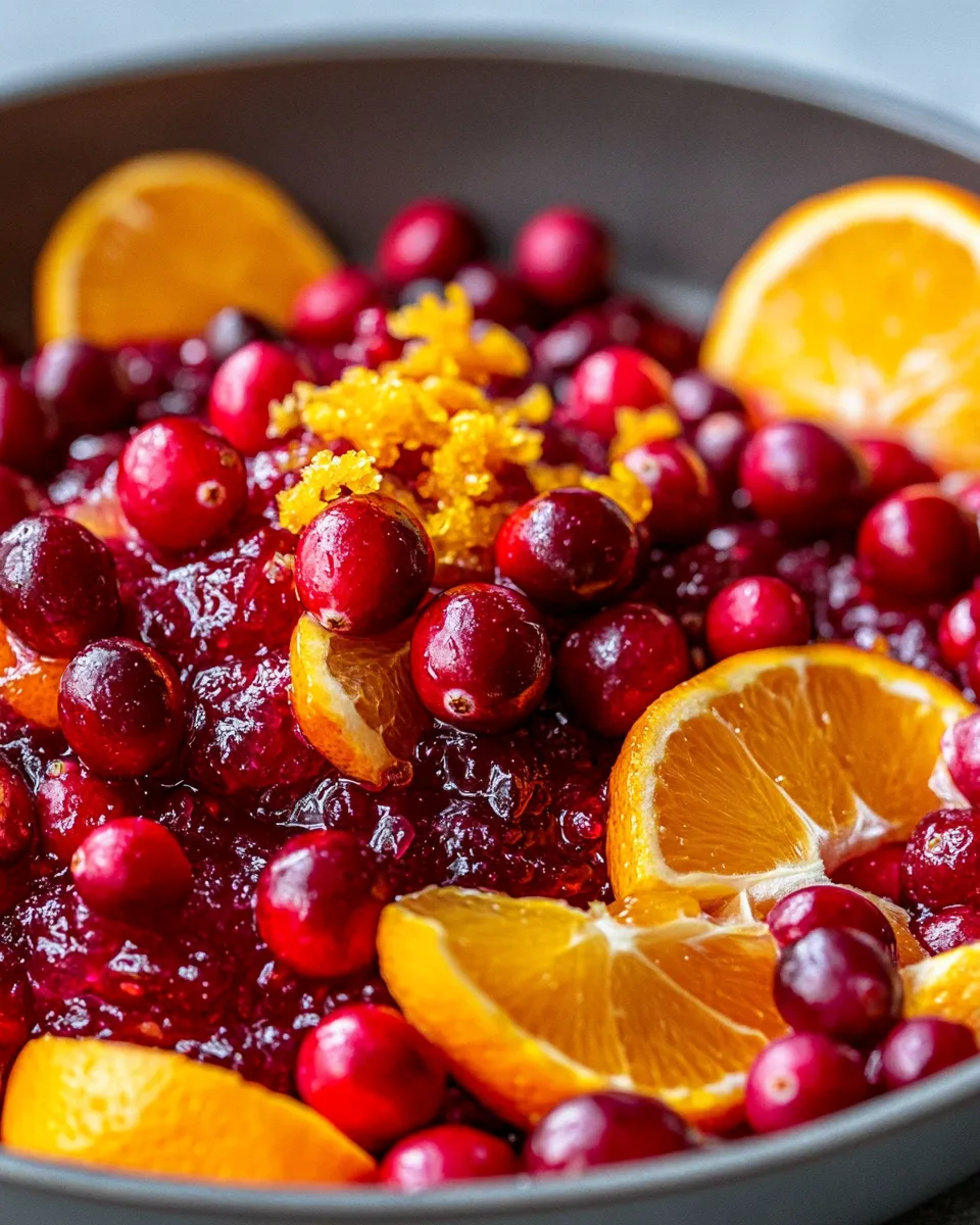 Classic Cranberry-Orange Relish with Fresh Ginger Zest image