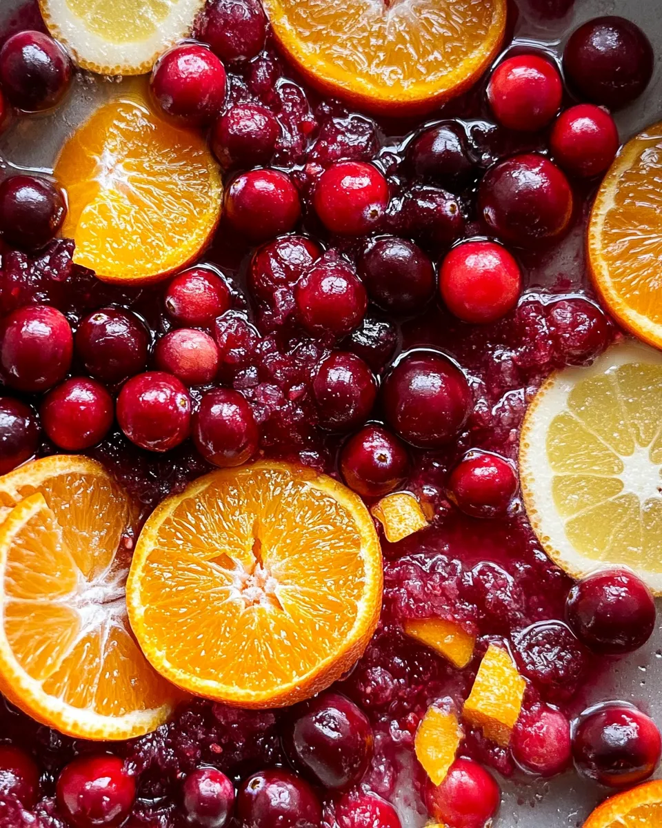 Easy Cranberry-Orange Relish with Fresh Ginger Zest recipe photo