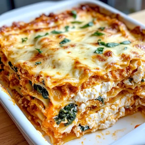 Homemade Creamy Pumpkin Lasagna with Spinach & Ricotta recipe photo
