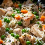 Homemade Instant Pot Chicken & Rice with Carrots & Peas recipe photo