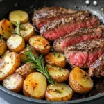 Homemade One-Pan Garlic Butter Steak & Potatoes Skillet photo