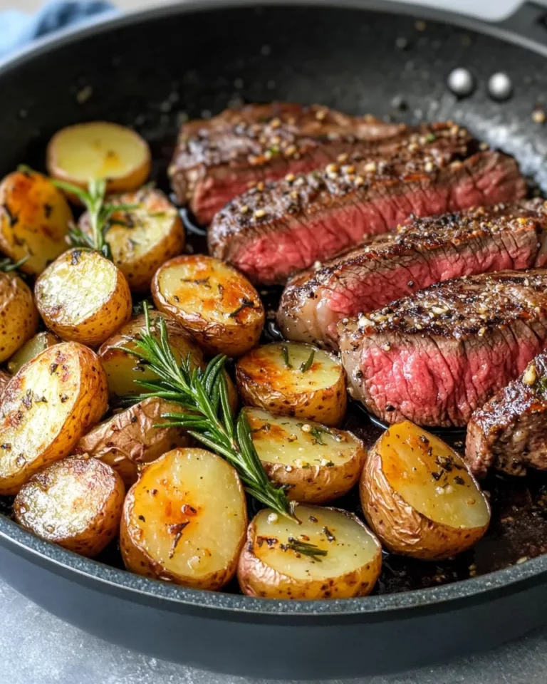 Homemade One-Pan Garlic Butter Steak & Potatoes Skillet photo