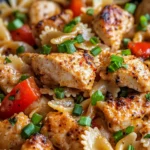 Homemade One-Pot Creamy Cajun Chicken Bowtie Pasta photo