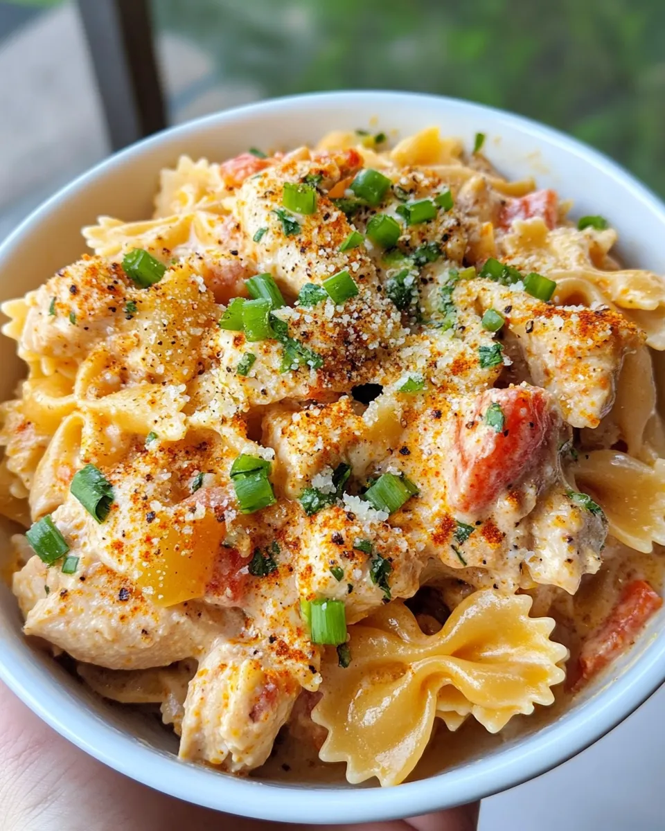 Classic One-Pot Creamy Cajun Chicken Bowtie Pasta image