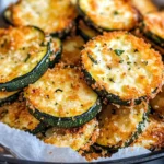 Homemade Parmesan-Crusted Zucchini Bites with Ranch photo