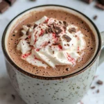 Delicious Peppermint Cold Foam Hot Chocolate (TikTok Style) photo