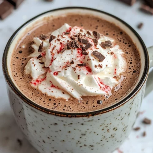 Delicious Peppermint Cold Foam Hot Chocolate (TikTok Style) photo