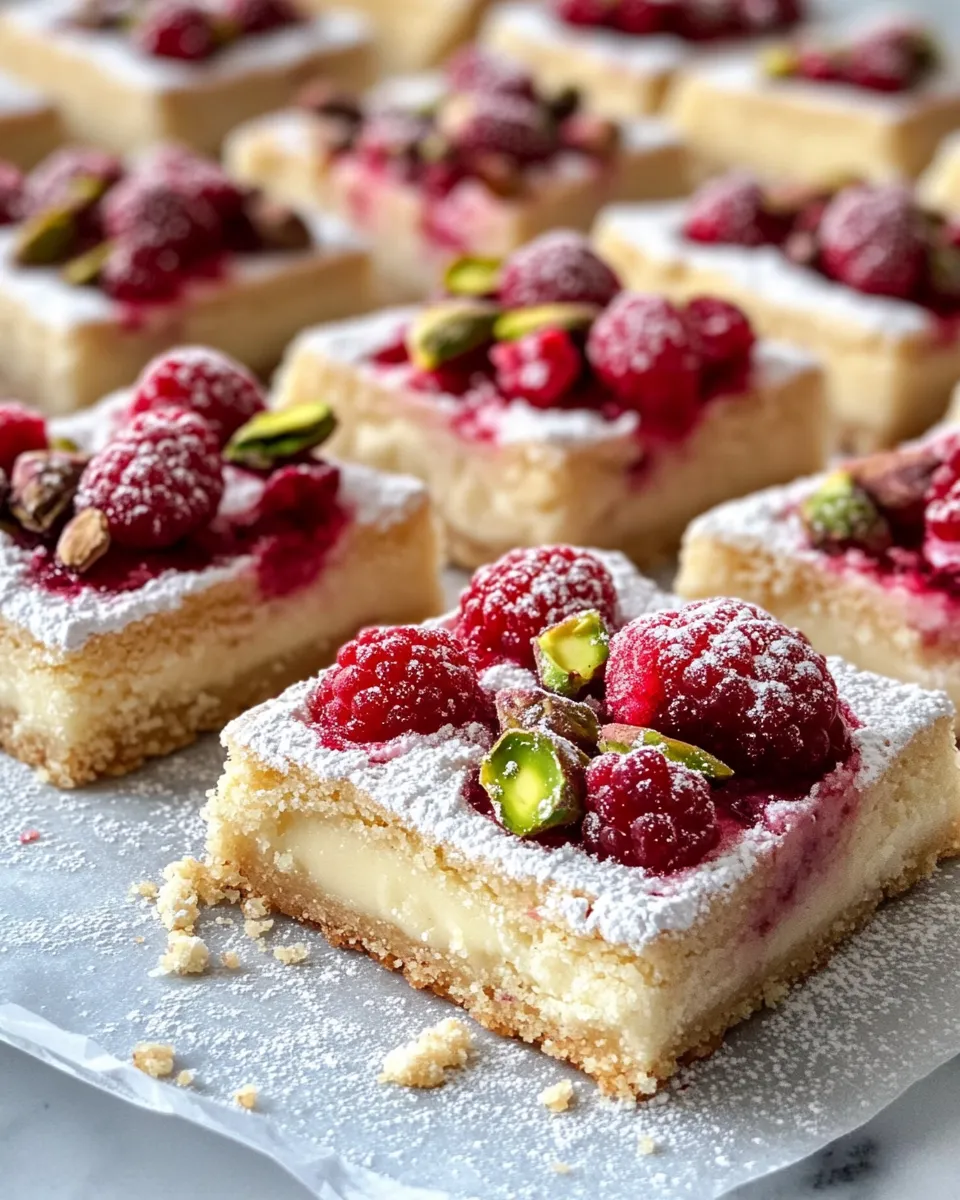 Easy Raspberry Pistachio Shortbread Slice-and-Bake recipe photo