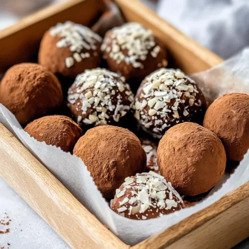 Homemade Spiced Gingerbread Truffles Rolled in Cocoa recipe photo