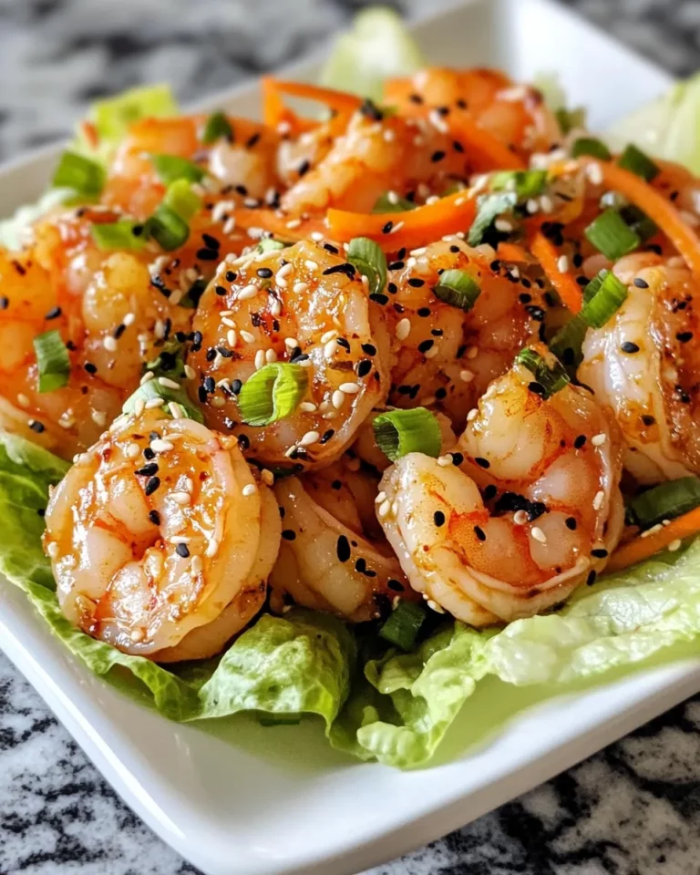 Homemade Sweet Chili Shrimp Lettuce Cups (Party-Ready) recipe photo