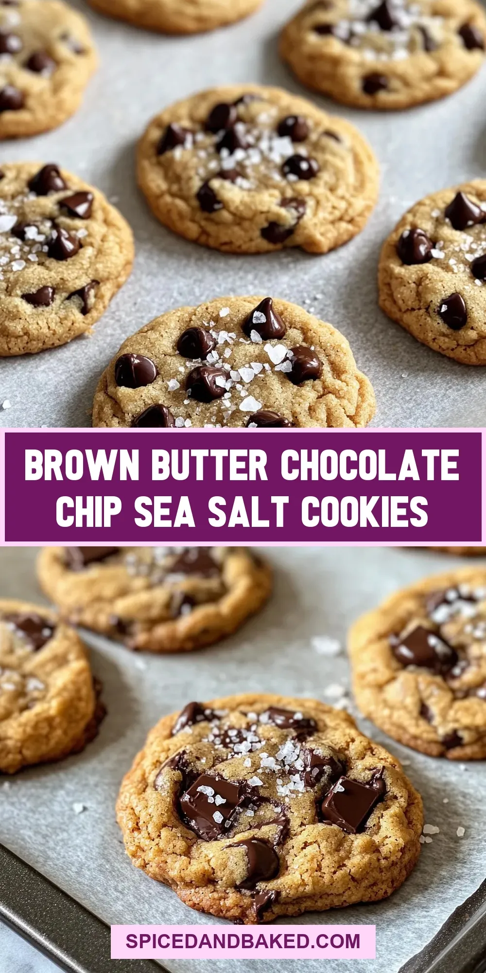 How To Make Simple Brown Butter Chocolate Chip Sea Salt Cookies