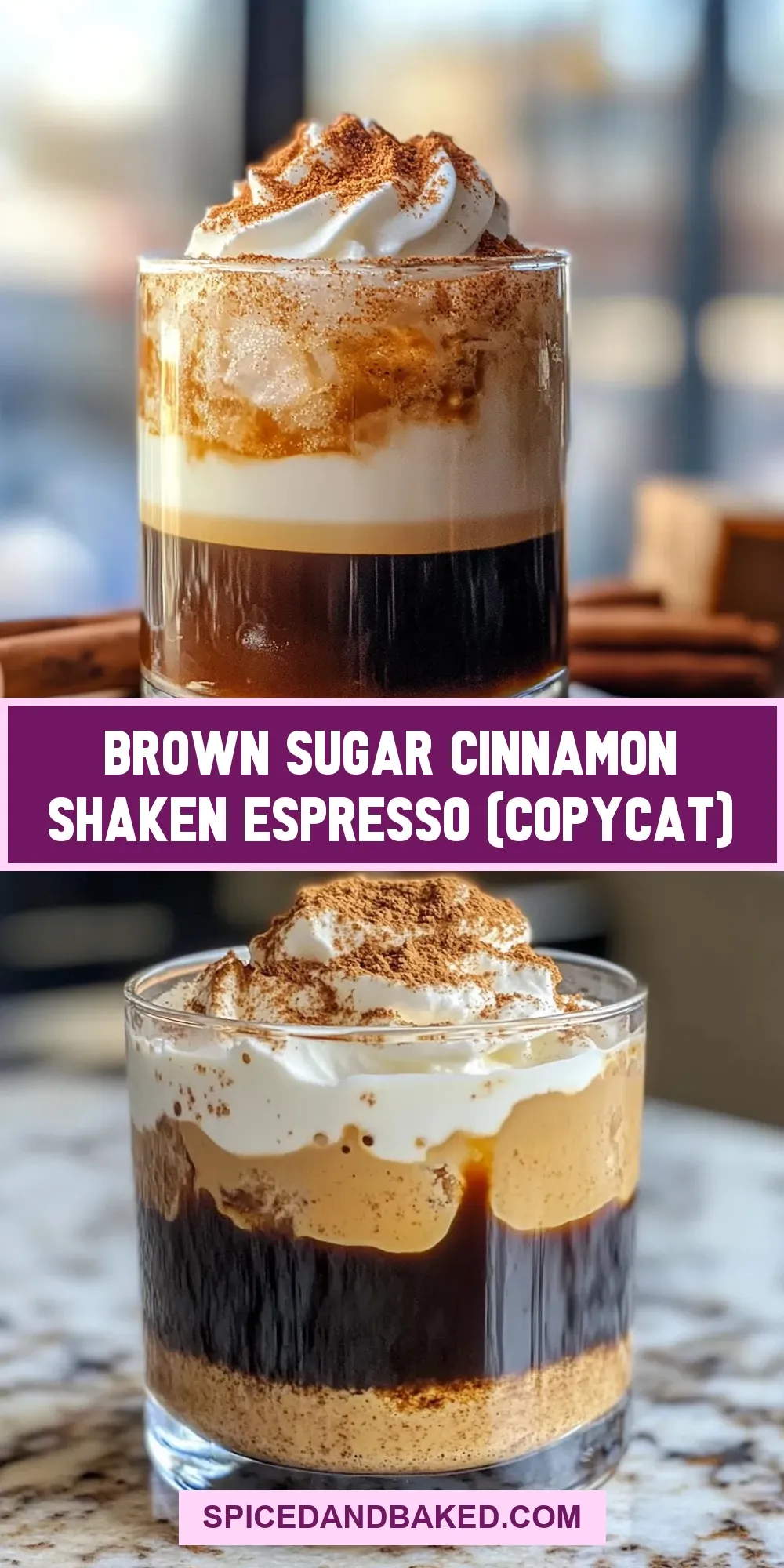 The Best Brown Sugar Cinnamon Shaken Espresso (Copycat) Ever