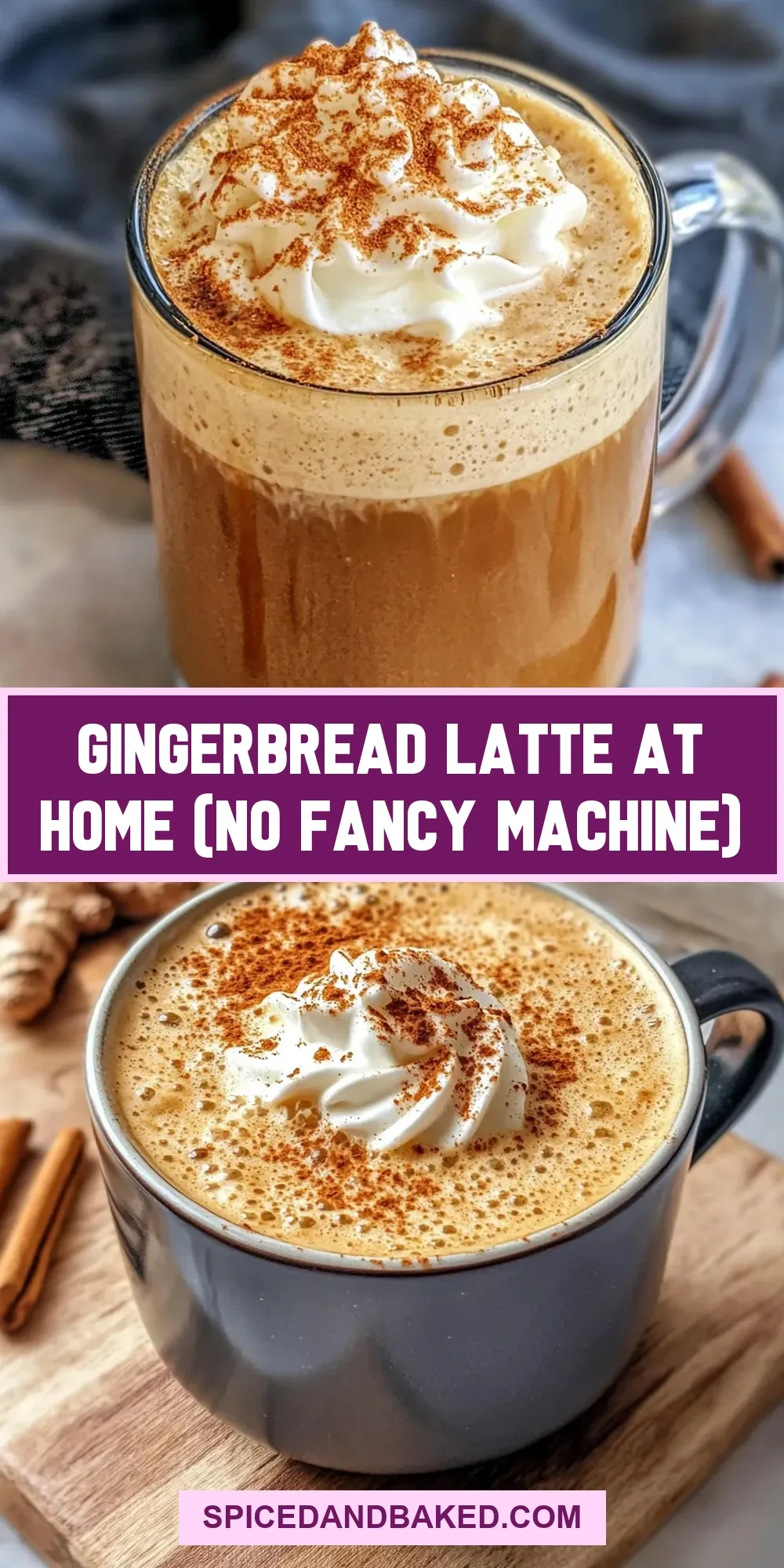Gingerbread Latte At Home (No Fancy Machine) (Easy & Delicious)
