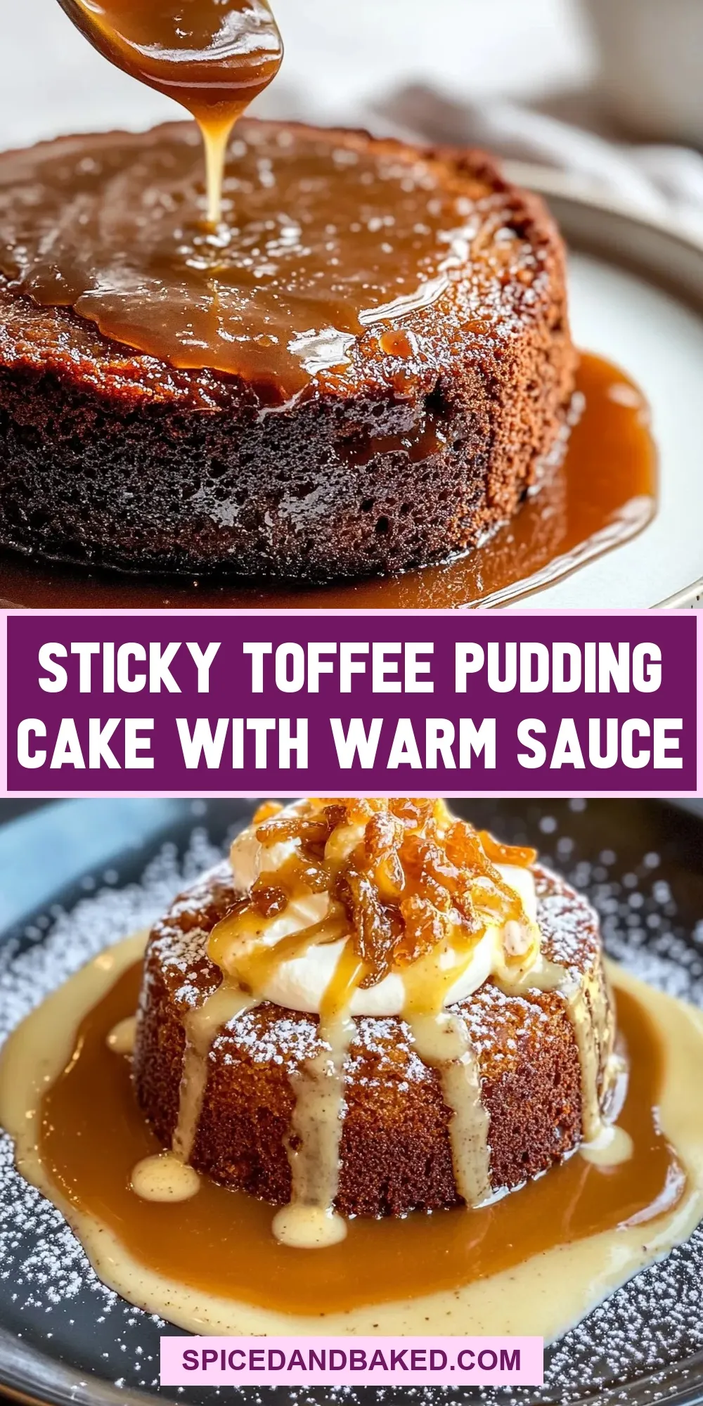 Easy Sticky Toffee Pudding Cake With Warm Sauce Recipe