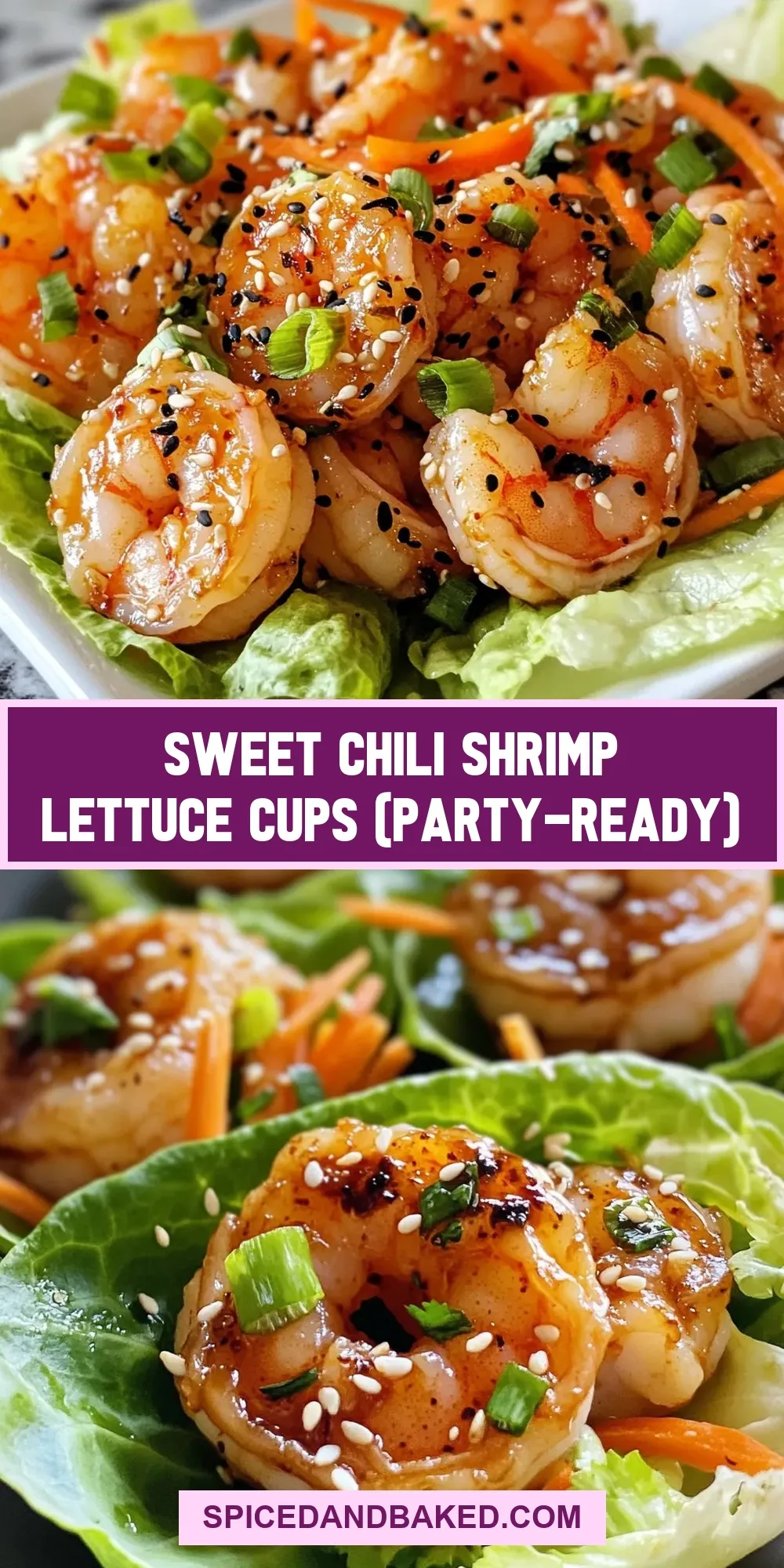 The Best Sweet Chili Shrimp Lettuce Cups (Party-Ready) Ever