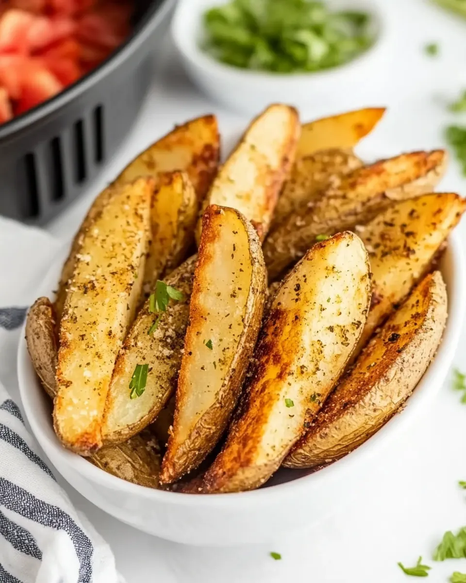 Delicious Air Fryer Potato Wedges dish photo