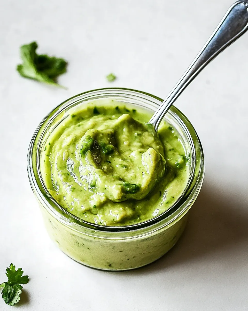 Easy Avocado Sauce dish photo