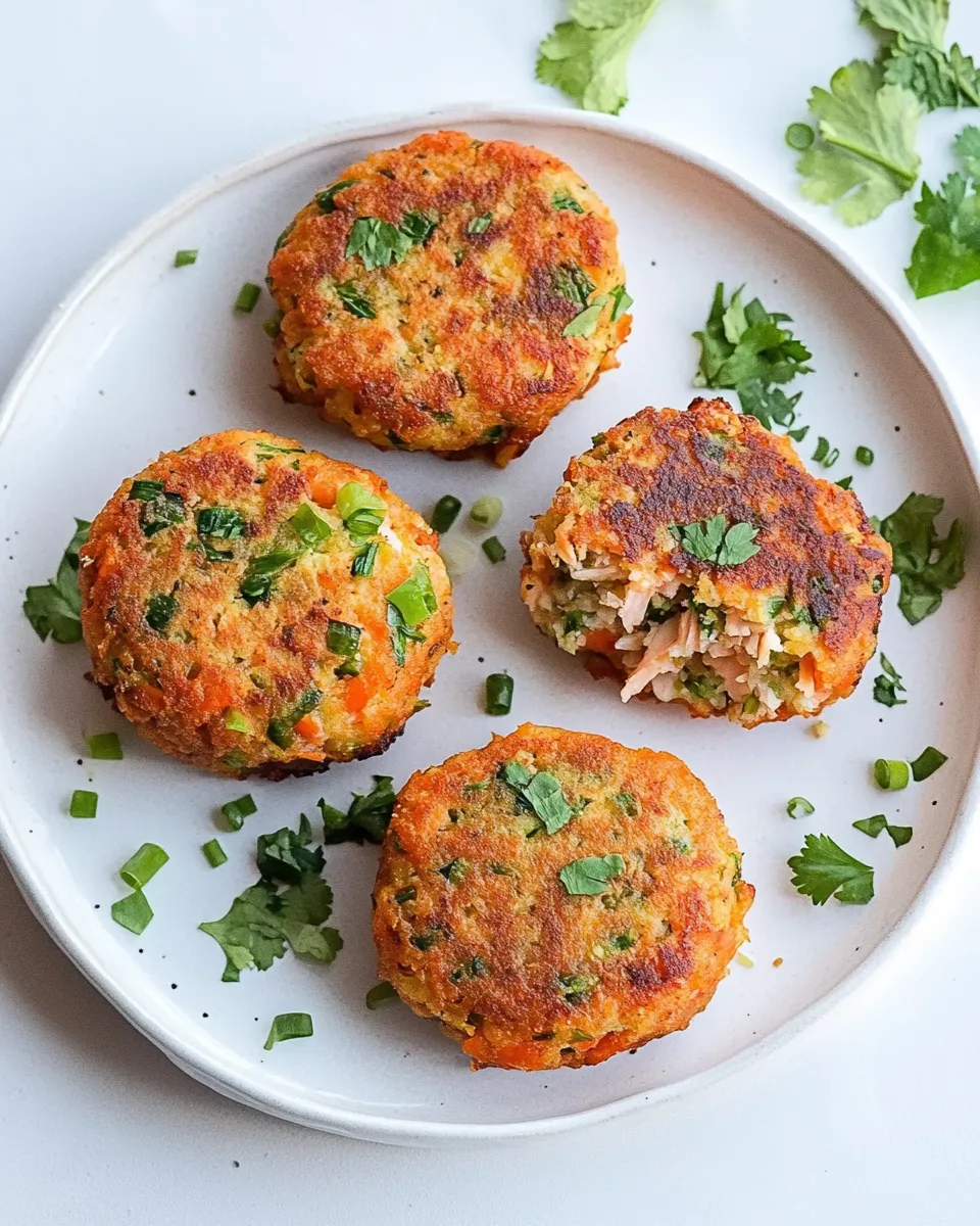 Easy Baked Salmon Cakes food shot