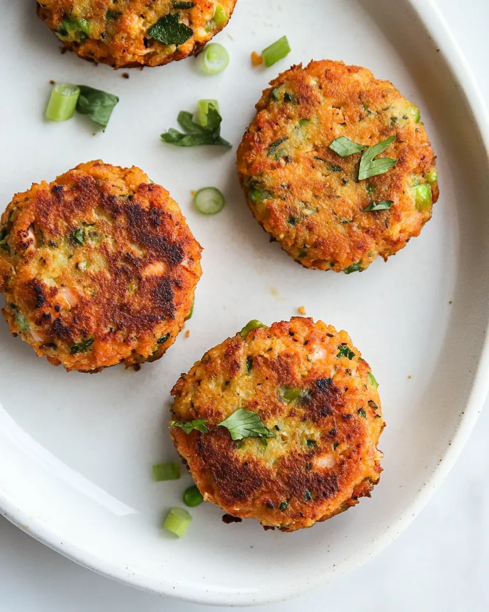 Delicious Baked Salmon Cakes plate image