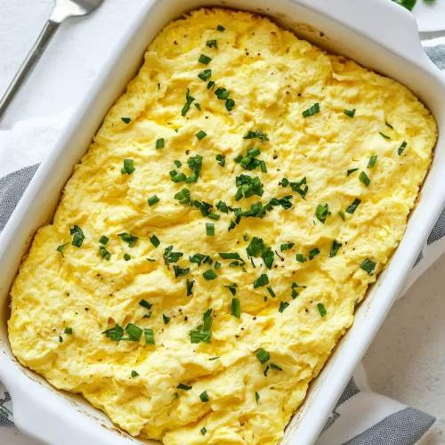 Homemade Baked Scrambled Eggs photo