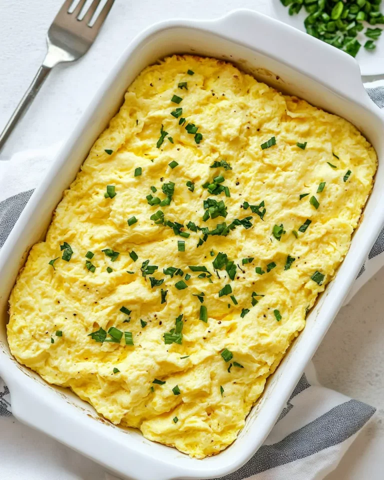 Homemade Baked Scrambled Eggs photo