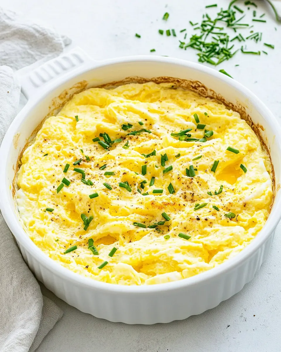 Easy Baked Scrambled Eggs dish photo