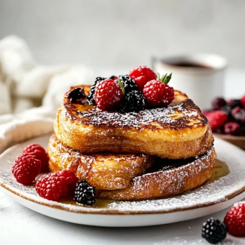 Homemade Brioche French Toast photo