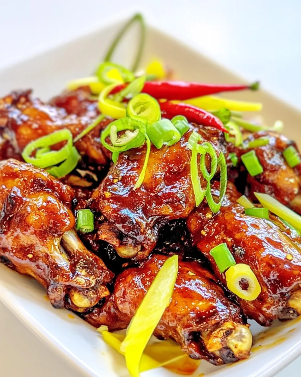 Homemade Buffalo Wild Wings Asian Zing Wings Copycat Recipe photo