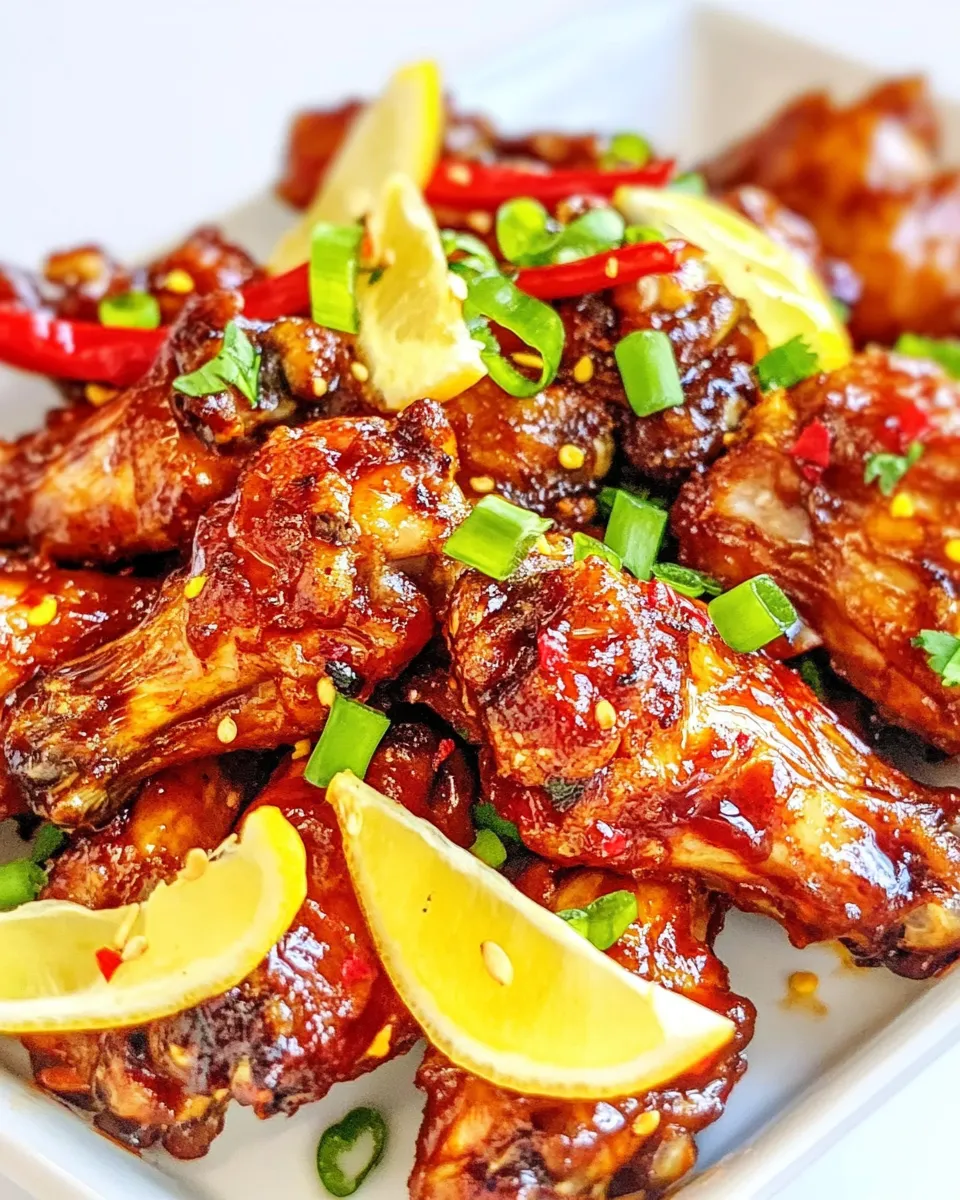 Classic Buffalo Wild Wings Asian Zing Wings Copycat Recipe image