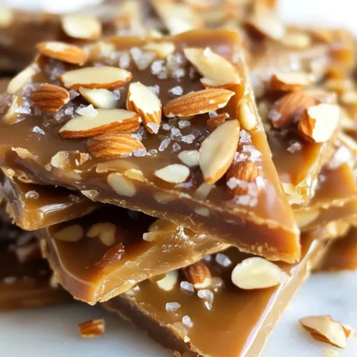 Homemade Butterscotch Almond Toffee photo