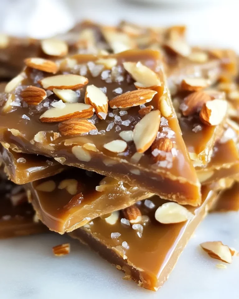 Homemade Butterscotch Almond Toffee photo