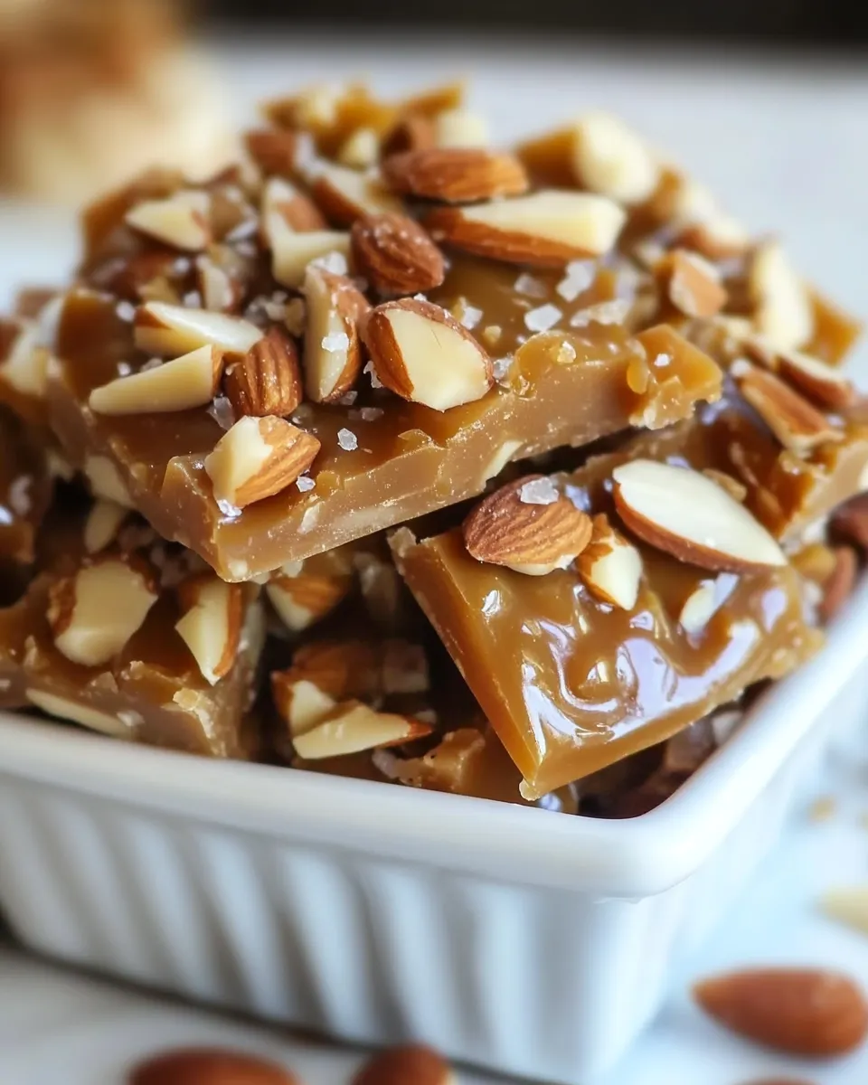 Classic Butterscotch Almond Toffee image