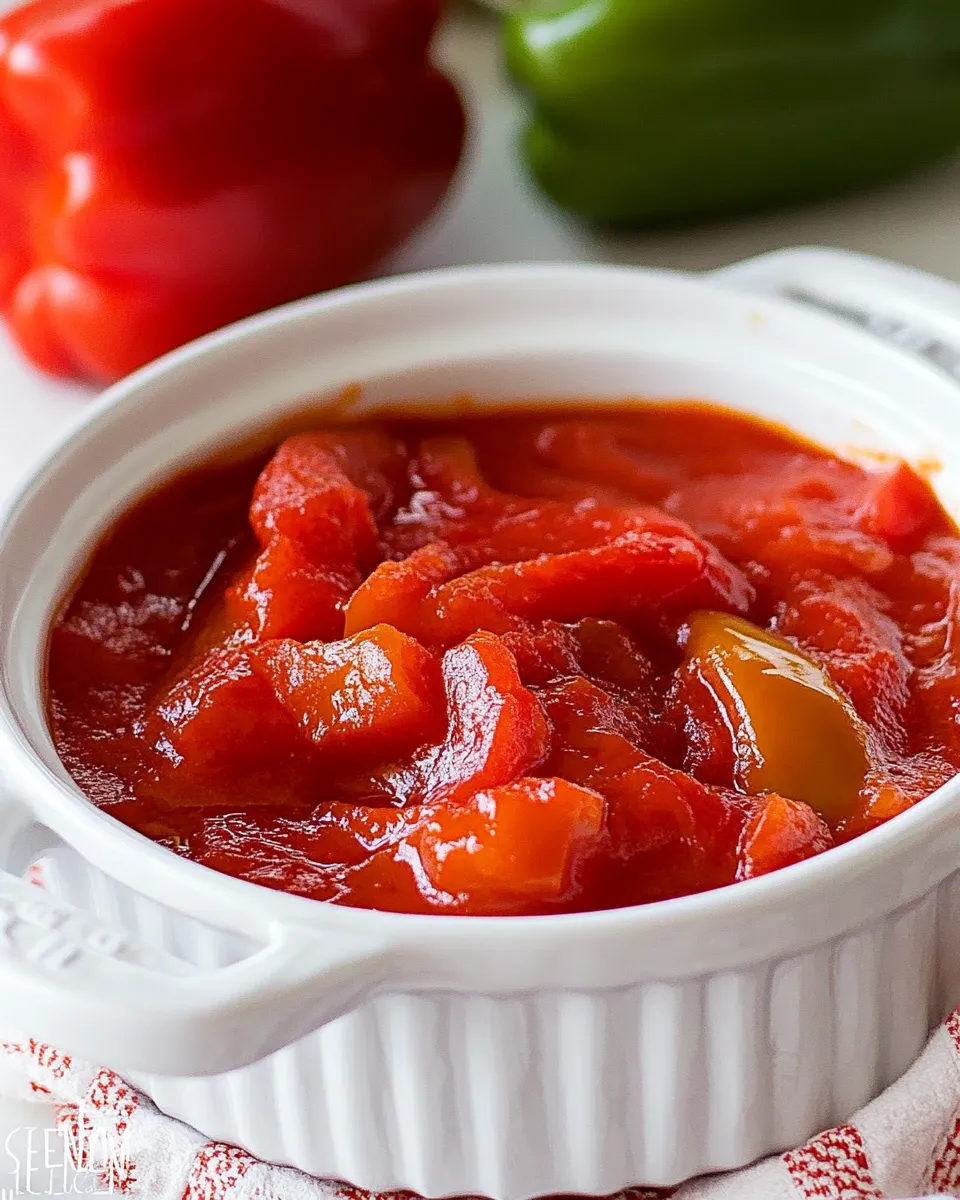 Easy Canned Bell Peppers Recipe recipe photo