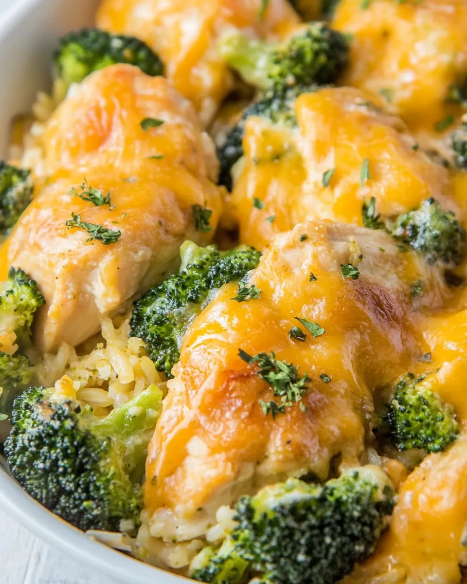 Homemade Cheesy Broccoli Chicken Skillet Recipe photo