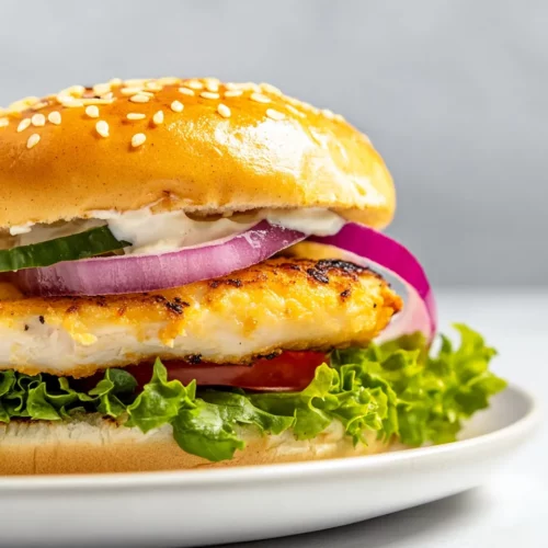 Homemade Chicken Burger photo