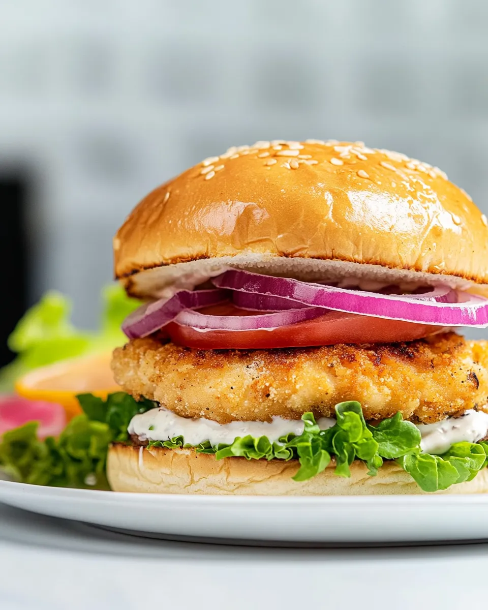 Easy Chicken Burger dish photo