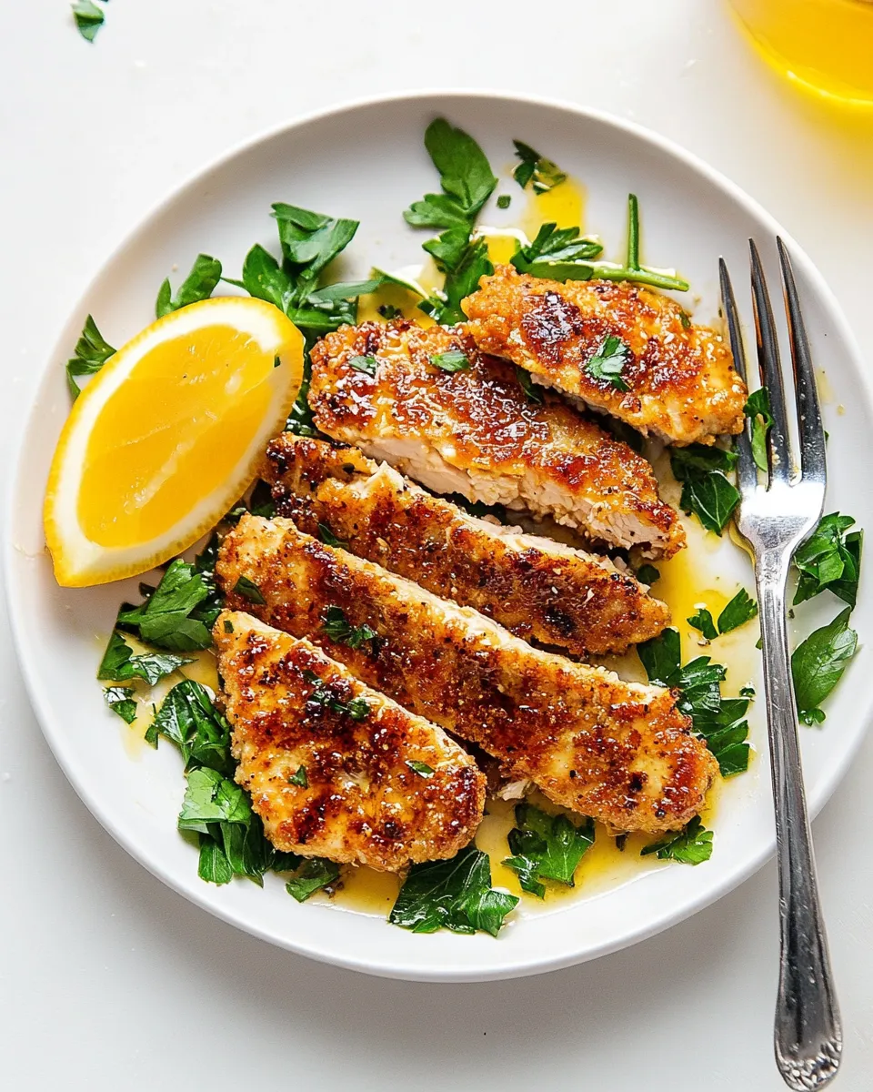 Easy Chicken Cutlets food shot